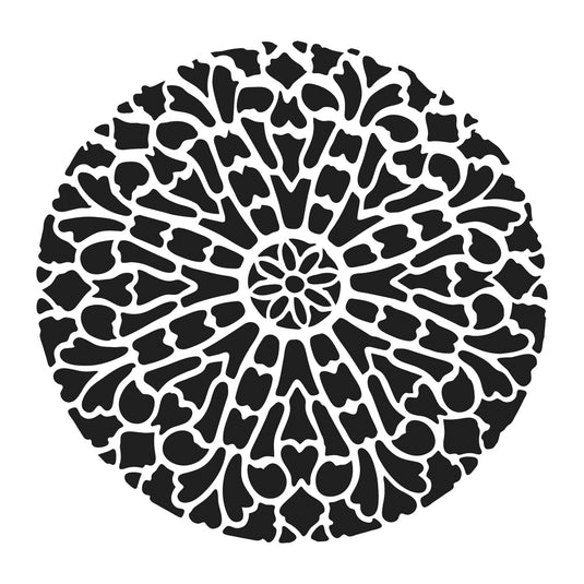 The crafter's workshop • sjabloon old circle 15,2x15,2cm