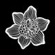 The crafter's workshop • stencil komvormige narcis 6x6