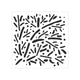 The crafter's workshop • sjabloon 15,2x15,2cm verspreide takken