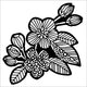 The crafter's workshop • stencil apple blossom 30,5x30,5cm