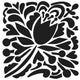 The crafter's workshop • stencil tulip party 30,5x30,5cm
