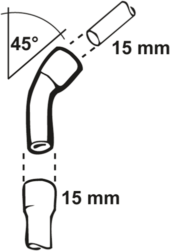 Cornat cu-soldeer knie 1s 45gr 15mm (2st) - td504015