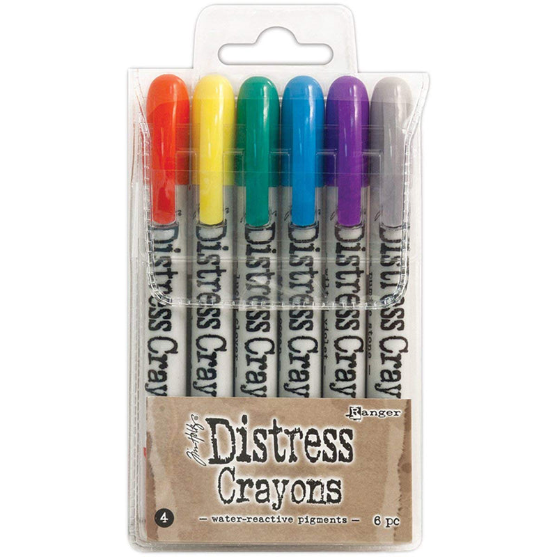 Load image into Gallery viewer, Ranger ink ranger • tim holtz distress crayons set 4 6st.
