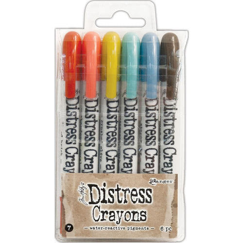 Load image into Gallery viewer, Ranger ink ranger • tim holtz distress crayons set 7 6st.
