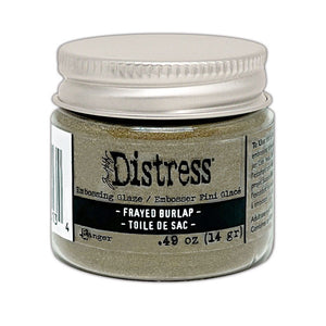 Ranger ink ranger • tim holtz distress embossing glaze frayed burlap