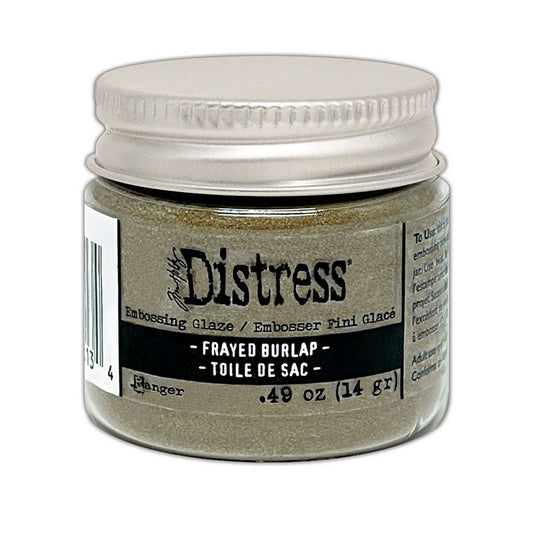 Ranger ink ranger • tim holtz distress embossing glaze frayed burlap
