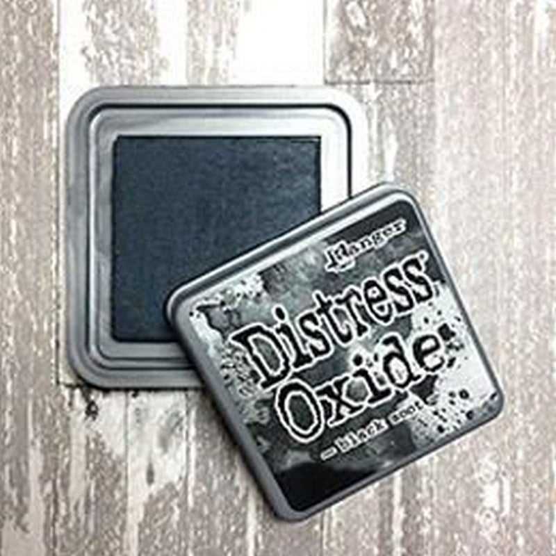Load image into Gallery viewer, Ranger ink ranger • tim holtz distress oxide ink pad black soot
