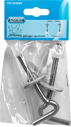 Cornat wc-bril bevestigingset exclusiv ch - tec364898