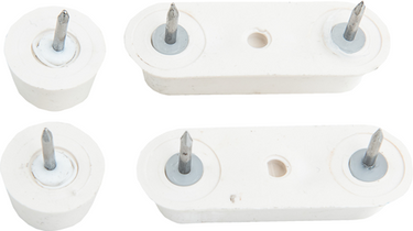 Cornat gummi stop wc-bril hout (4st) - tec365017