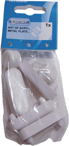 Load image into Gallery viewer, Cornat gummi stop wc-bril art acryl (6st) - tec365023

