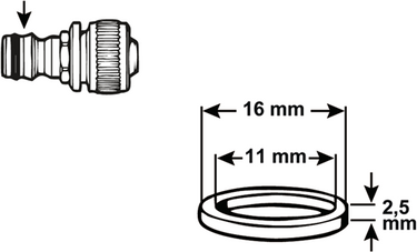 Cornat dichting o-ring gardena 11mm (2st) - tec380007