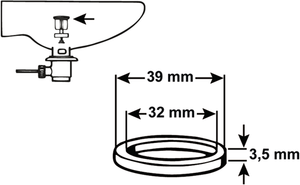 Cornat dichting o-ring excenter 30mm - tec380241