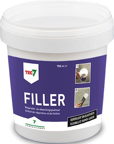 Afbeelding laden in galerijviewer, Tec7 filler pot alles-in-één vulmiddel en afwerkingsplamuur 750ml - 601075000
