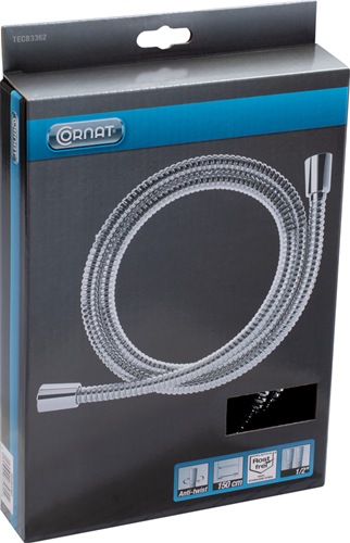 Cornat doucheslang 1m50 metaal ch - tecb3362