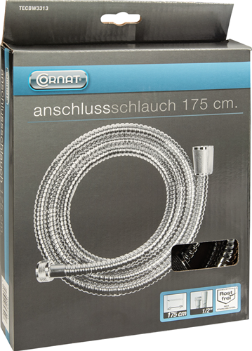 Cornat doucheslang rvs 1m75 ch - tecbw3313