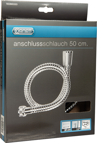 Cornat doucheslang rvs 0m50 ch - tecbw3323