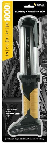 Afbeelding laden in galerijviewer, Enzo technik led werklamp oplaadbaar 5 standen 1000 lumen - 5720160
