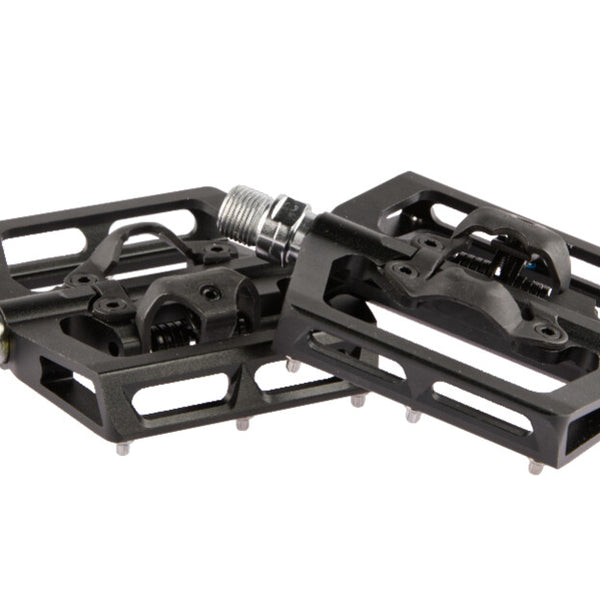 Tecora e pedals atb combi spd/flat replaceable pedal pins black