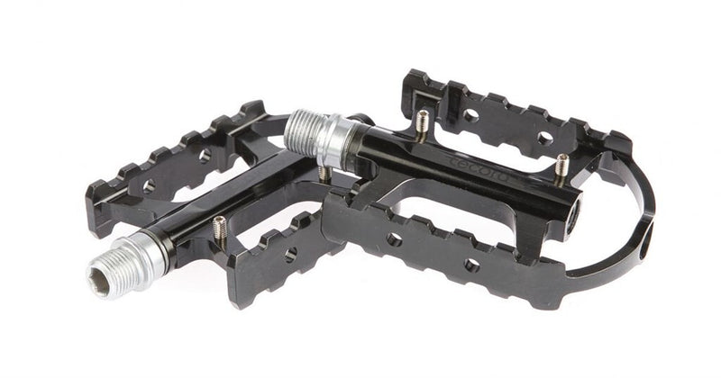 Load image into Gallery viewer, Tecora e tecmulti pedaalset aluminium multigrip zwart op kaart
