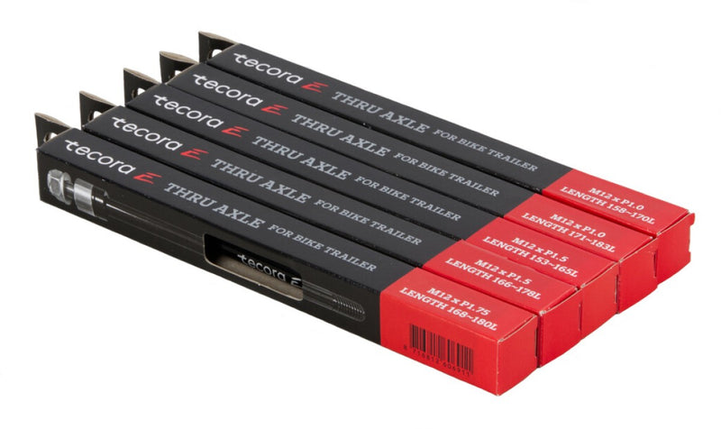 Load image into Gallery viewer, Tecora e steekas trailer m12 p1,5 166-178mm alu zwart
