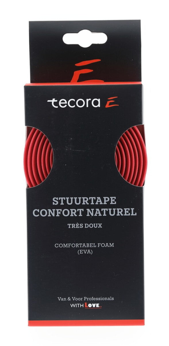 Load image into Gallery viewer, Tecora  e stuurlint confort naturel, ø2,5x30mm, 1.8m, rood

