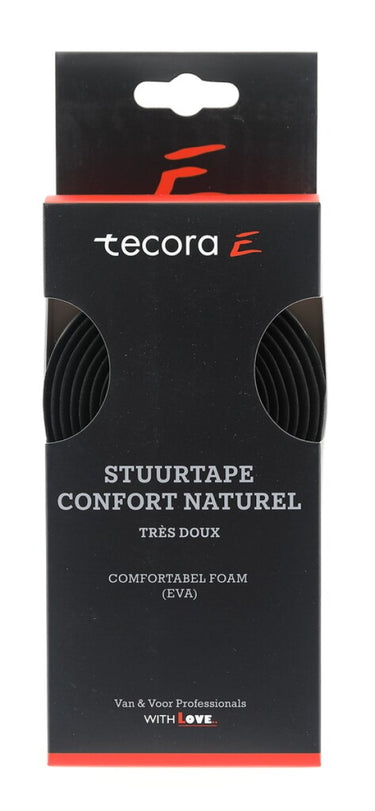 Buzaglo tecora e stuurlint confort naturel, ø2,5x30mm, 1.8m, zwart