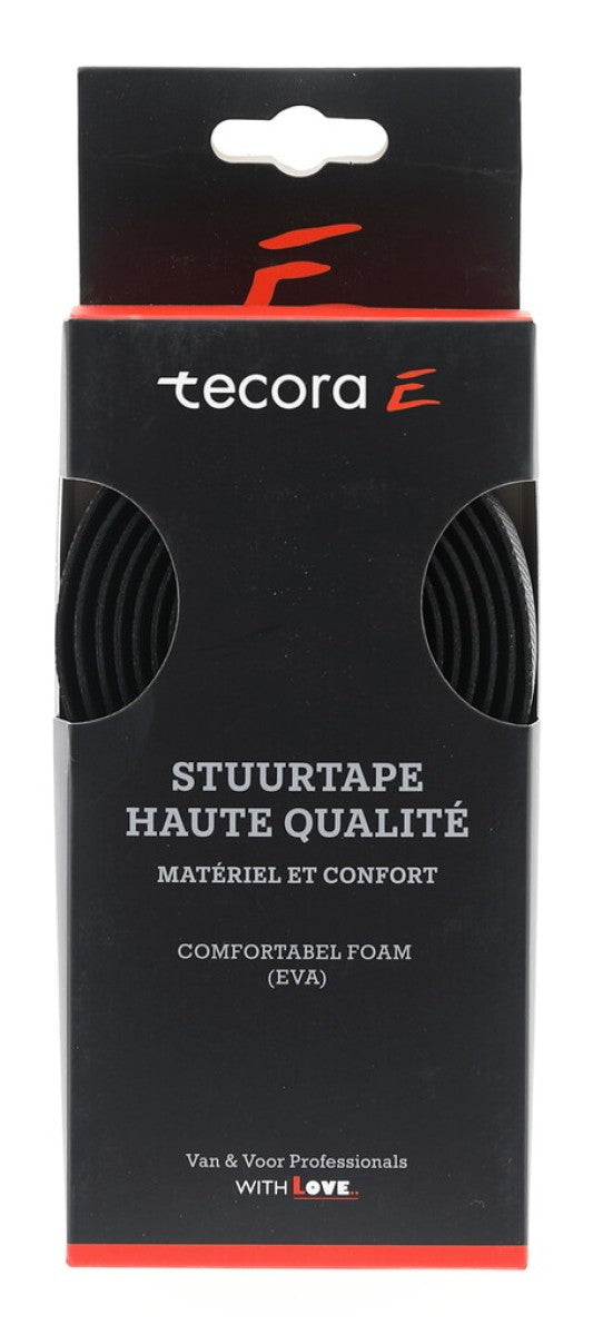 Tecora  e stuurlint haute qualité luxe, ø2.5x30mm, 2m, zwart