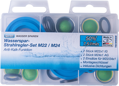 Load image into Gallery viewer, Cornat spaarperlator eco-set 7.5l 16dlg - tecws609

