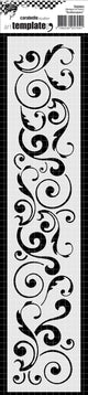 Carabelle studio • template edge 6x29cm arabesques