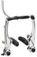 V-brake Tektro M530 RBP serie zilver voor+achter passing