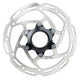 Tektro schijfrem rotor tr160-35 ø160mm, centerlock, zilver