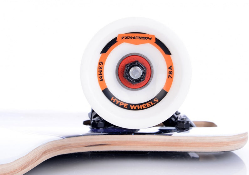 Load image into Gallery viewer, Tempish Longboard Fox 82,5x21,5 cm hout wit zwart

