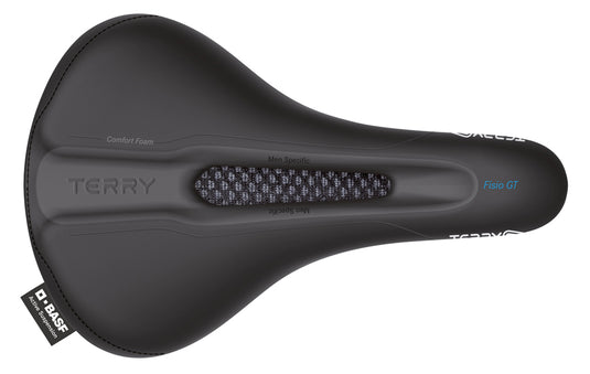 Terry zadel Fisio GT heren zwart