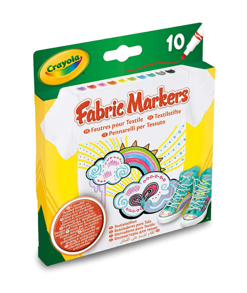 Load image into Gallery viewer, Crayola textielstiften, 10st.
