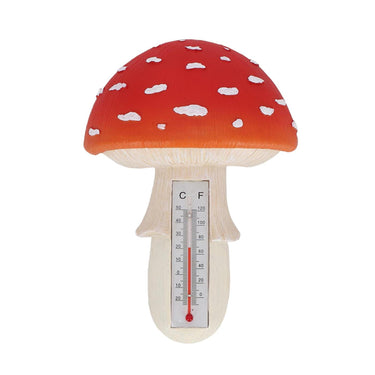 Esschert design thermometer vliegenzwam 11,8x4,7x16,7 cm polyresin