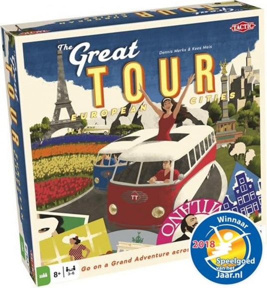 Tactic spel the great tour ga met de bus op avontuur in europa