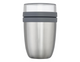 Mepal lunchpot ellipse - geïsoleerd - natural brushed - 500 ml + 200 ml