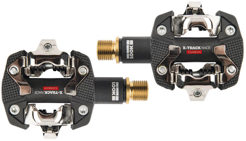 Load image into Gallery viewer, Look pedalen x-track race carbon ti zwart
