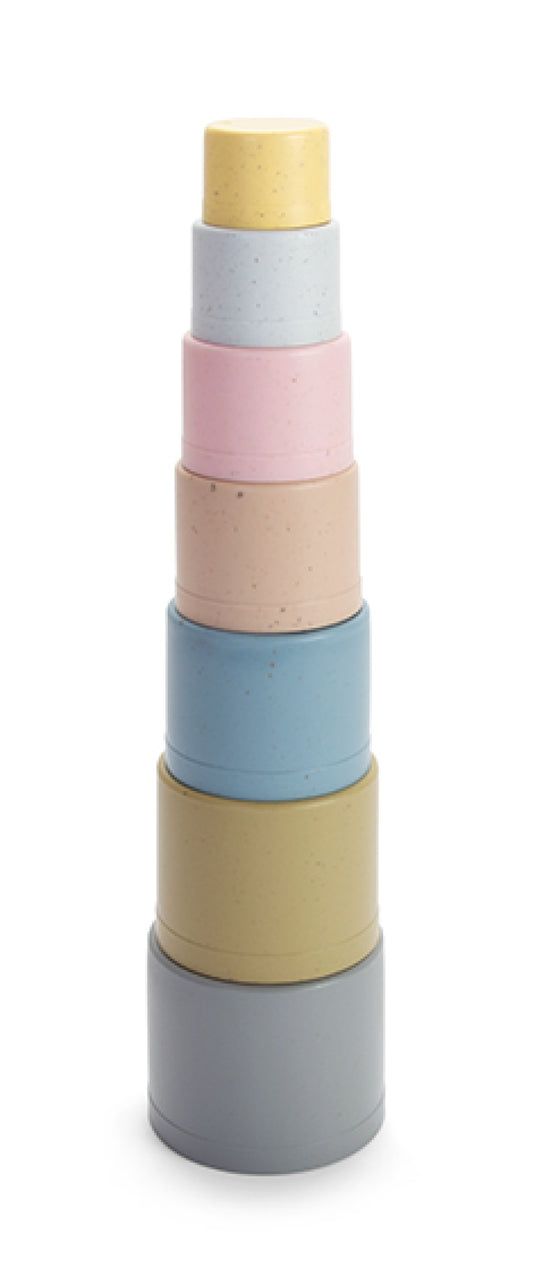 Dantoy tiny bioplastic stapeltoren (roze)