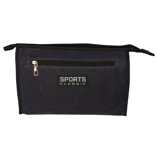 Traveller toilettas sports classic military blauw paars 30cm x 24cm