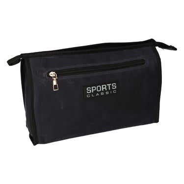 Traveller toilettas sports classic military blauw paars 30cm x 24cm