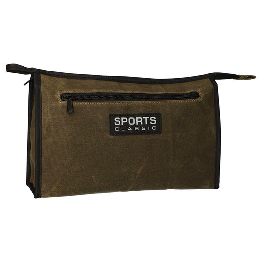 Traveller toilettas sports classic military groen 35cm x 24cm