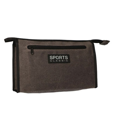 Traveller toilettas sports classic military grijs 35cm x 24cm