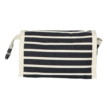 Traveller spiegeltas stripe blauw sports classic 16.5x11cm