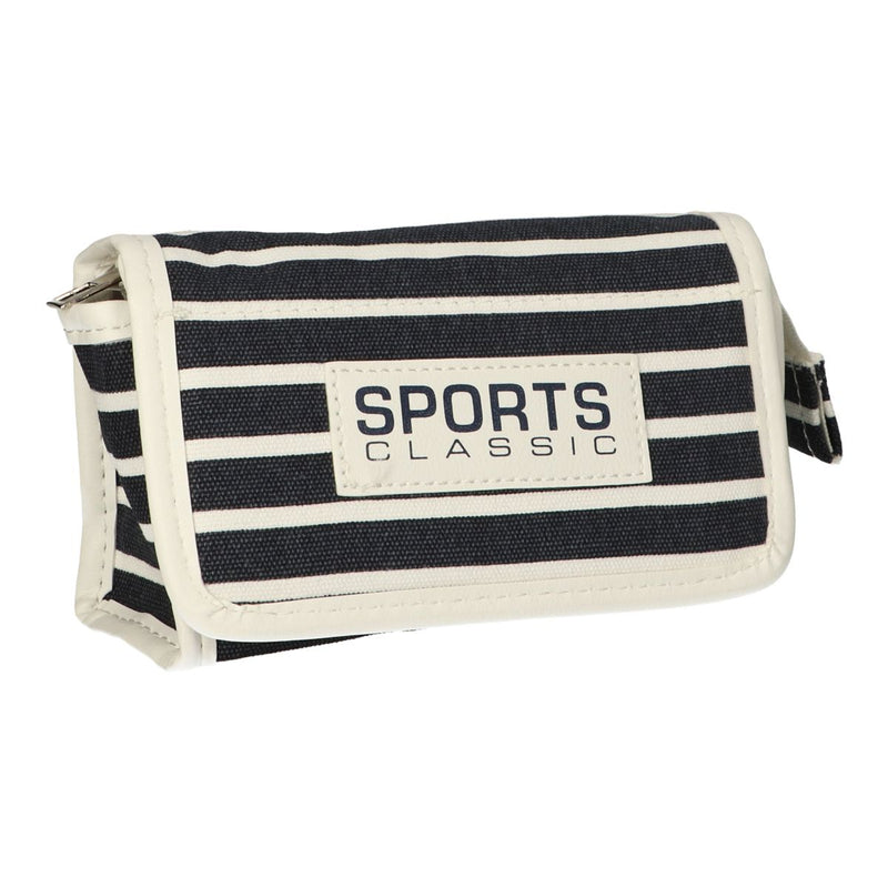 Load image into Gallery viewer, Traveller spiegeltas stripe blauw sports classic 16.5x11cm

