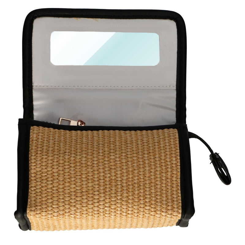 Load image into Gallery viewer, Traveller spiegeltas riet la plage 16.5x11cm
