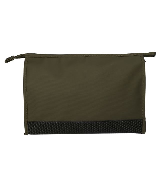 Load image into Gallery viewer, Traveller toilettas rubberen bodem groen 35x24cm
