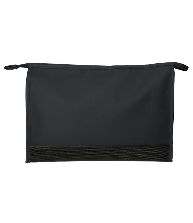 Load image into Gallery viewer, Traveller toilettas rubberen bodem zwart 35x24cm
