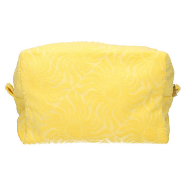 Traveller toilettas badstof sunny geel 21,5cm x 19cm