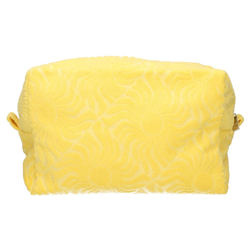 Load image into Gallery viewer, Traveller toilettas badstof sunny geel 21,5cm x 19cm
